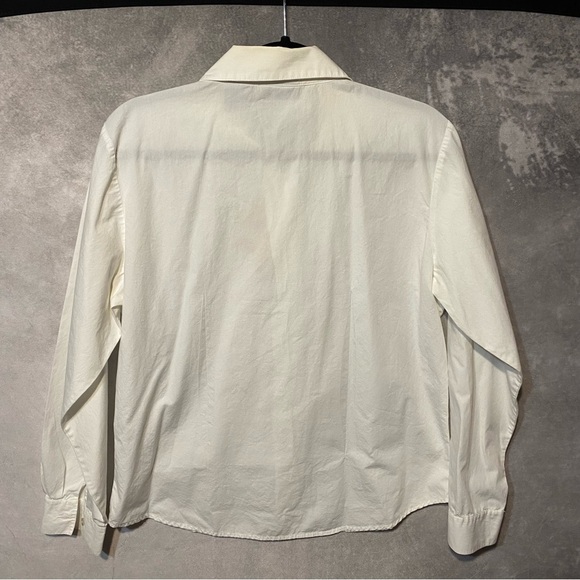 Disney White Shirt Women Large Winnie the Pooh Piglet Tigger Embroidered *Flaw - Picture 14 of 15